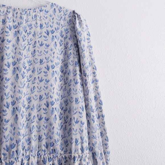 Lucy Paris Long Sleeve Printed Ruffle Mini Dress - Picture 8 of 9